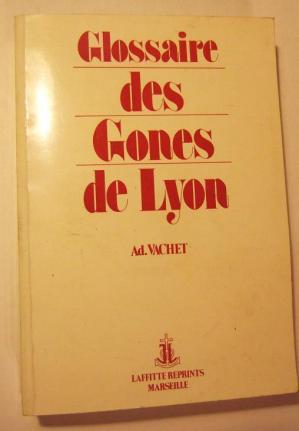 Glossaire des gones