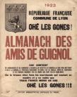 1er Almanach de 1922