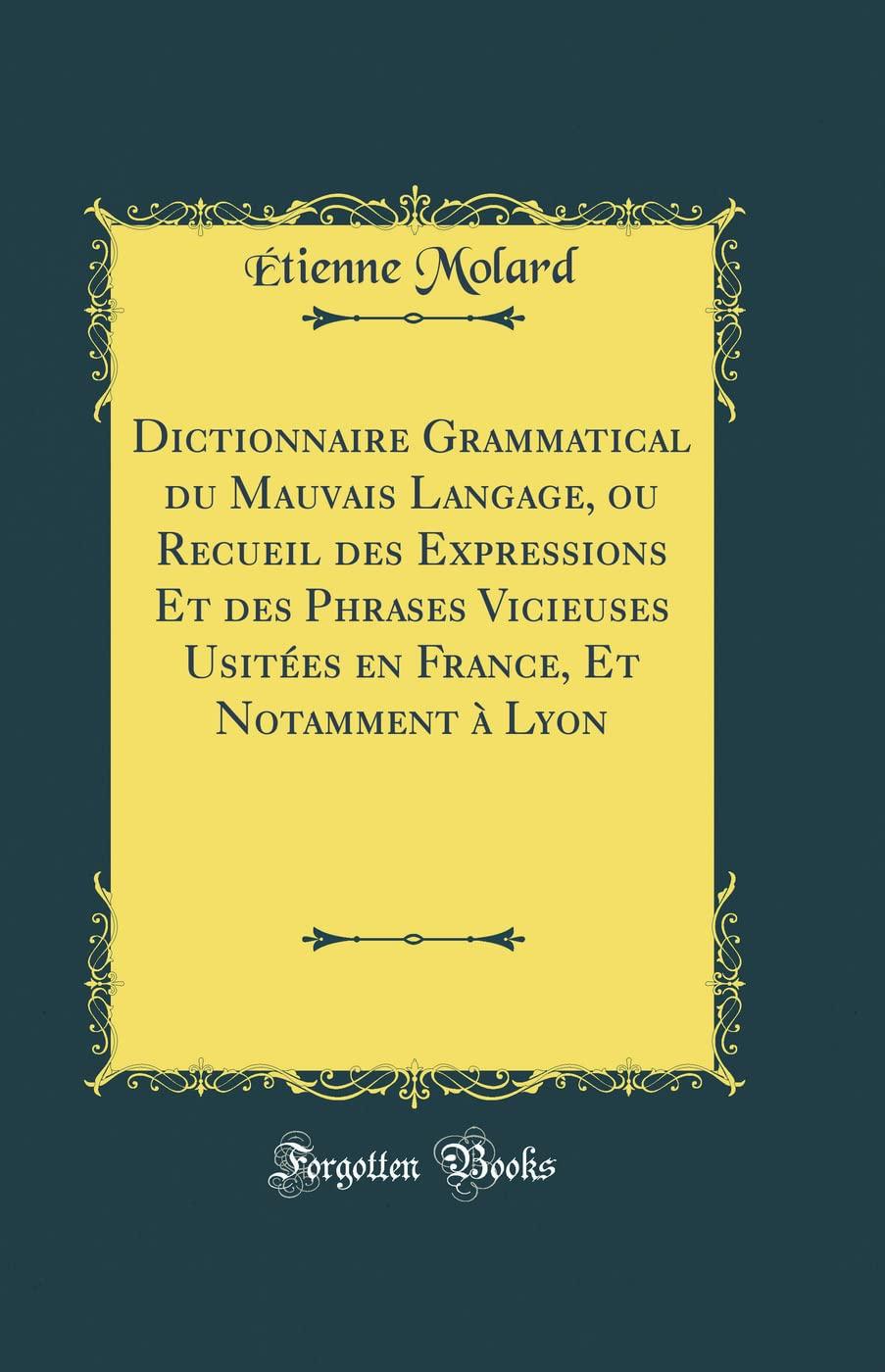 Etienne molard livre